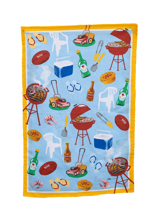 100% Cotton Tea Towels - Aussie Icons
