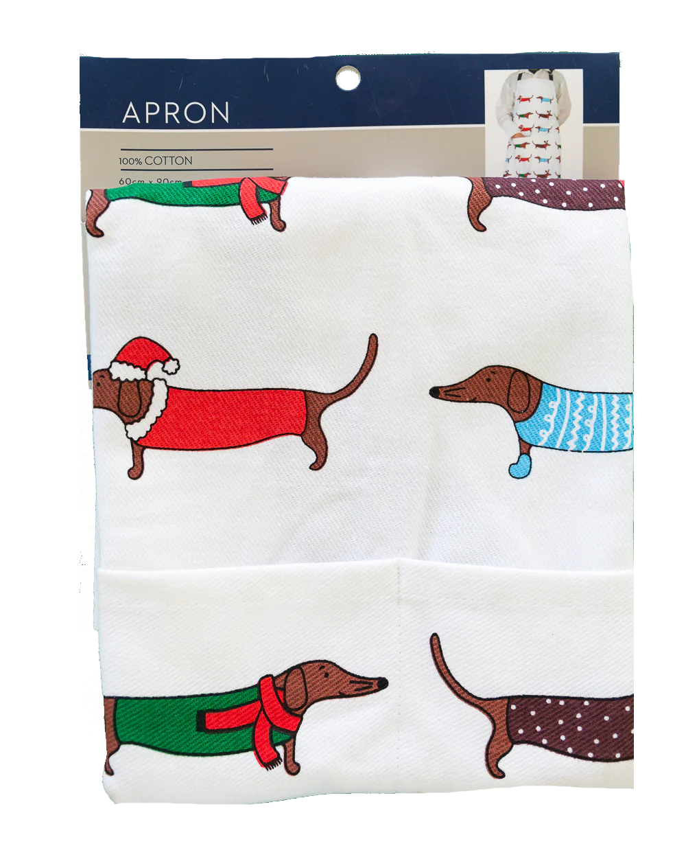 APRON | Heavy Drill - Xmas Dogs