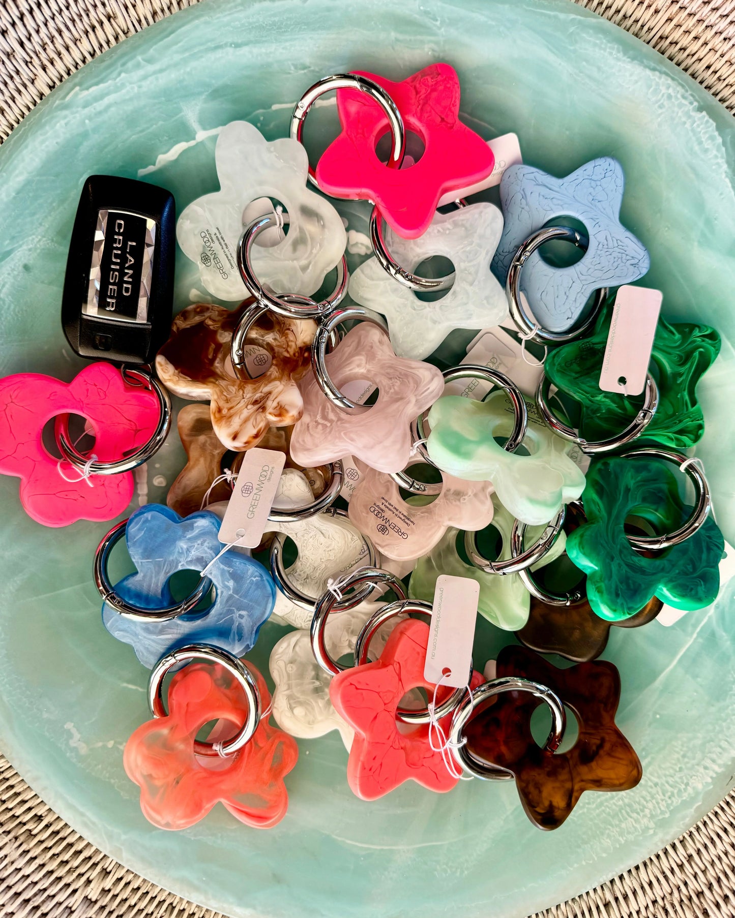 Star Resin Keyrings (All Designs)