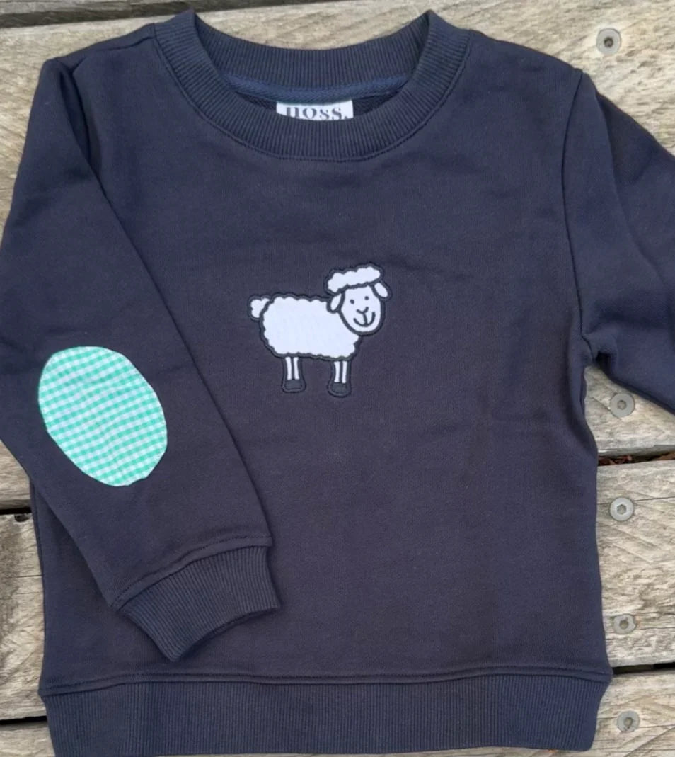 Kids Jumper - Navy Sheep