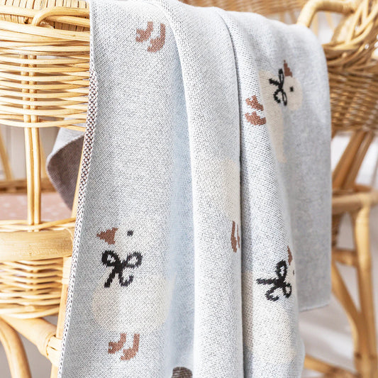 Duck Baby Blanket - Blue