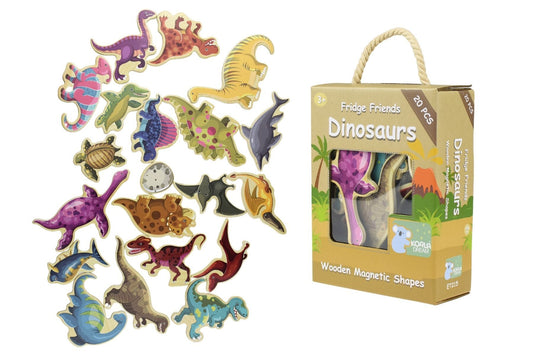 Fridge Friends Magnetic Dinosaurs 30Pcs