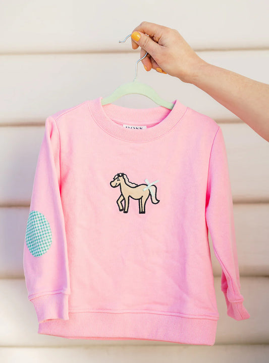 Kids Jumper - Pink Horse