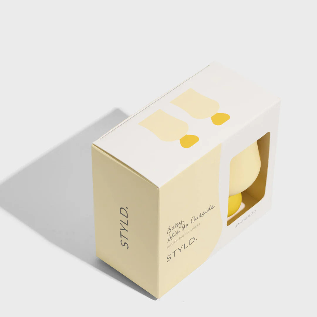 Unbreakable Silicone Bubble Goblet Set - (All Colours)