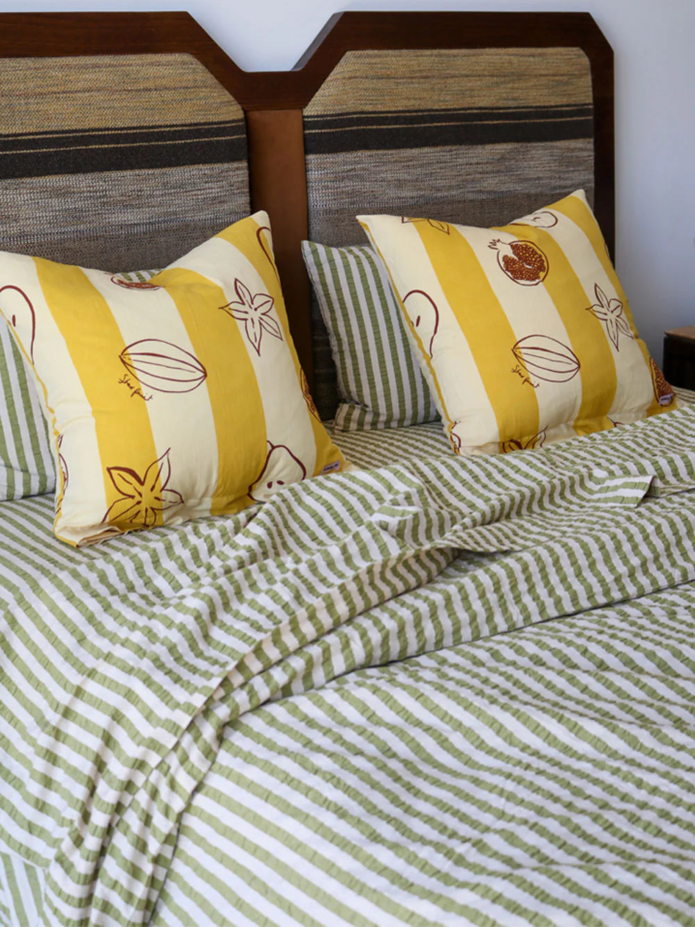 MOSEY ME | Seersucker Stripe Quilt Cover