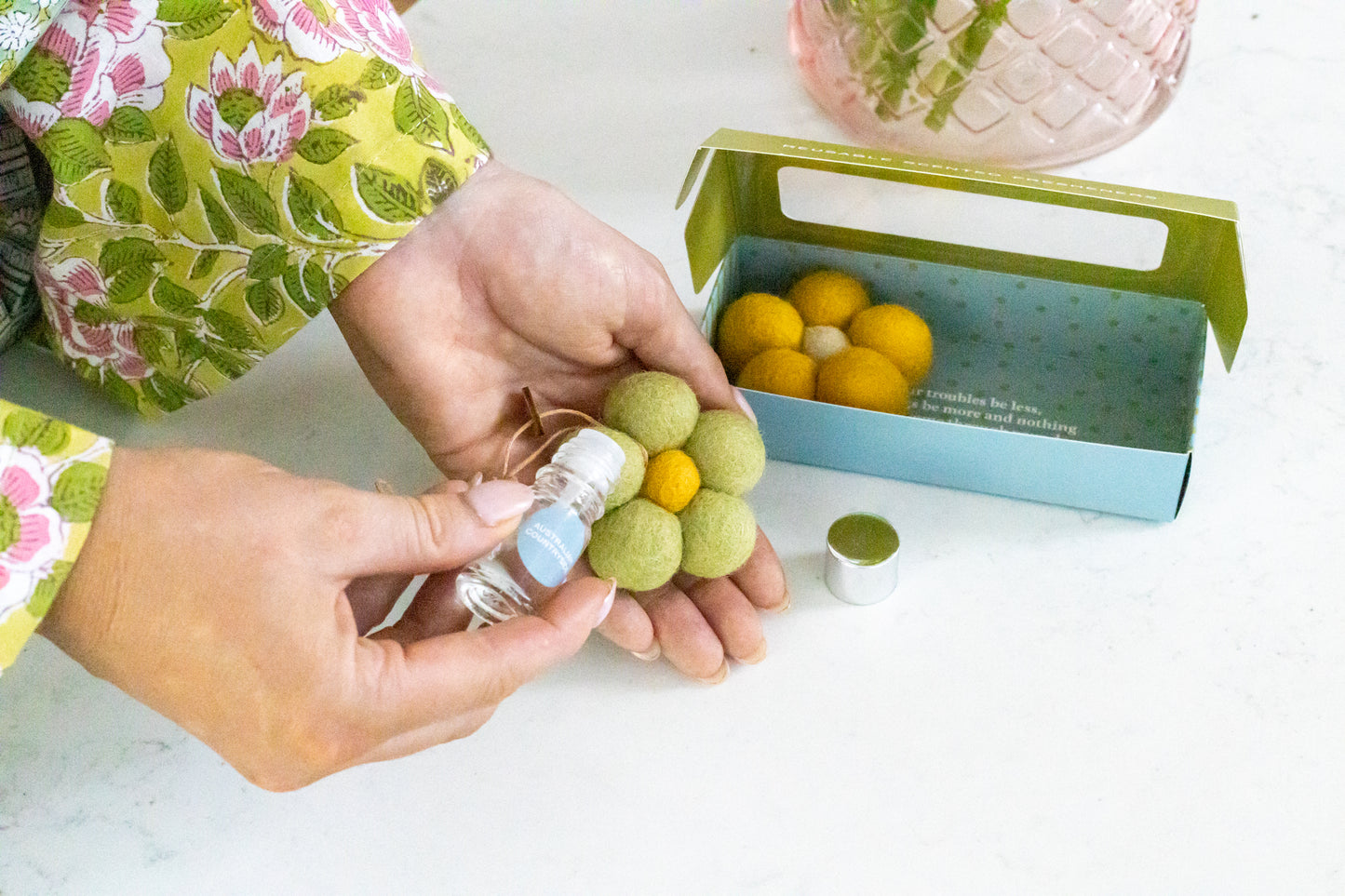 Felt Flower Fresheners - Australian Countryside