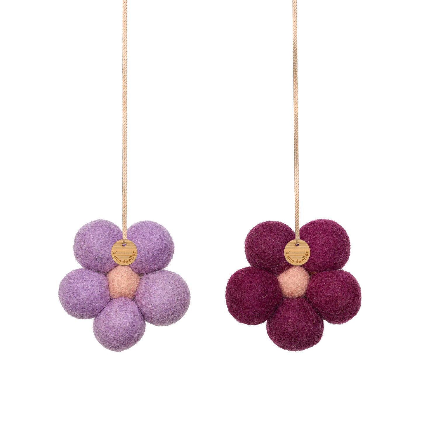 Felt Flower Fresheners - Amber & Lavender