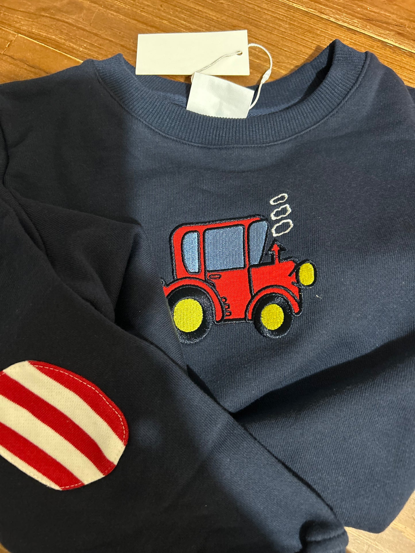 Kids Jumper - Navy Tractor