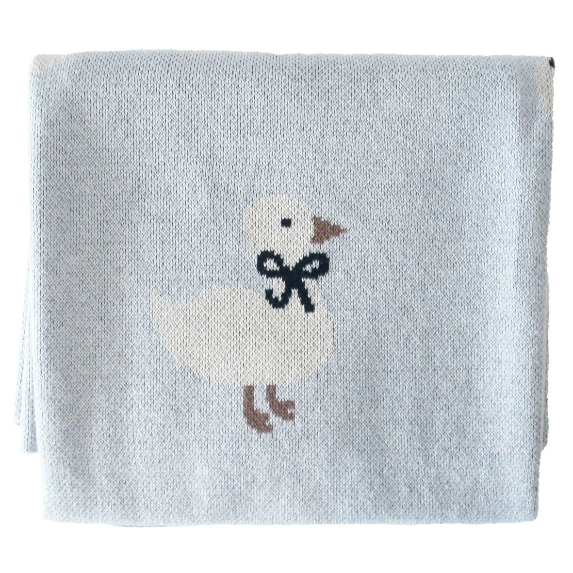 Duck Baby Blanket - Blue