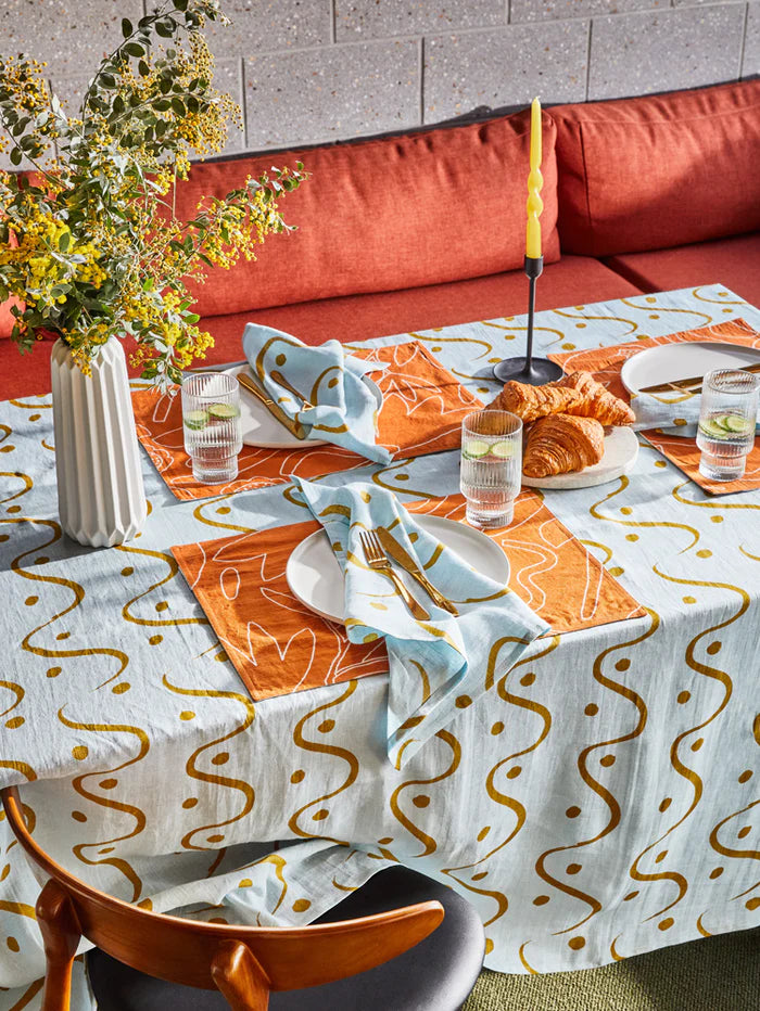 MOSEY ME | Whitewash Tablecloth