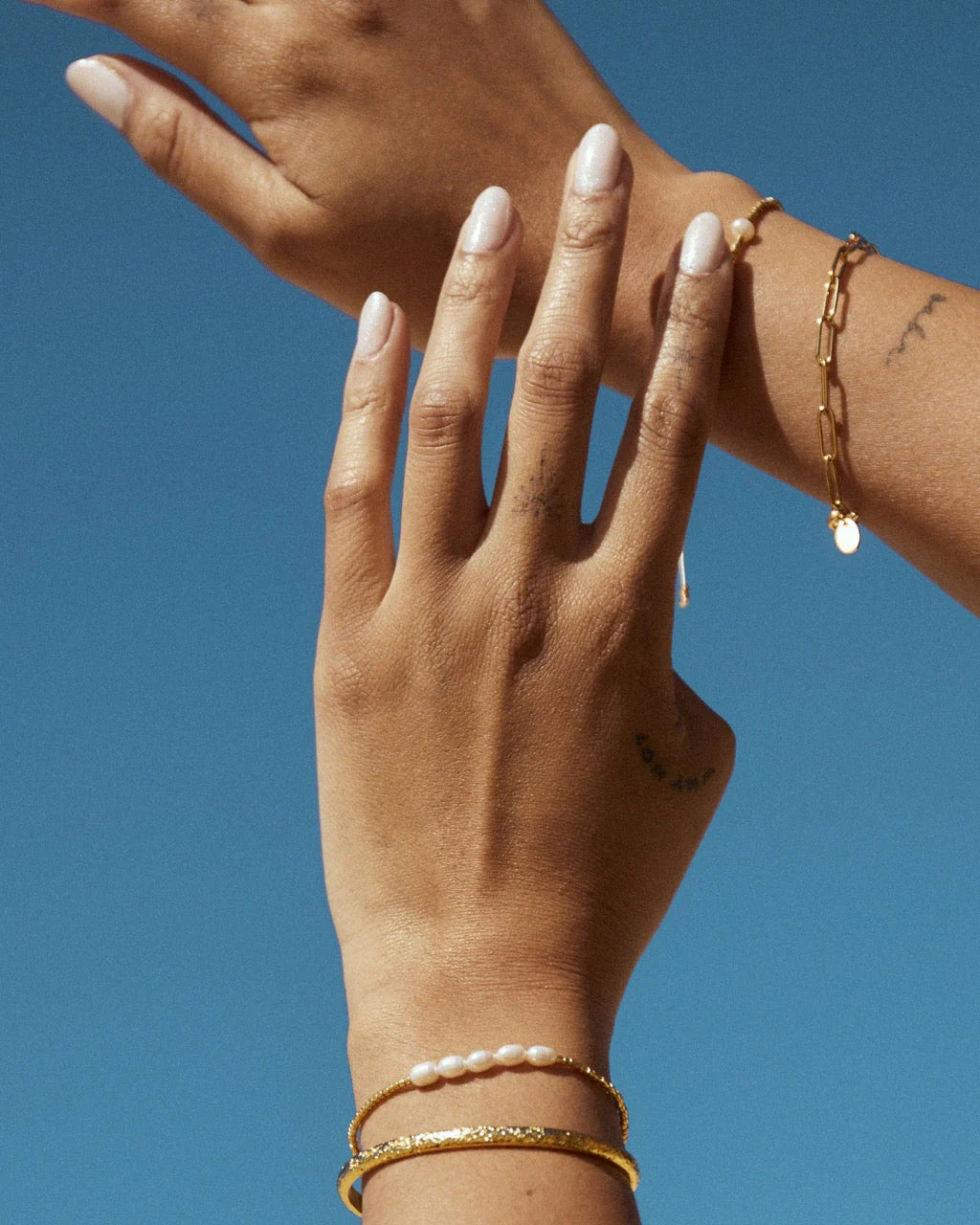 Seline Gold & Pearl Bracelet
