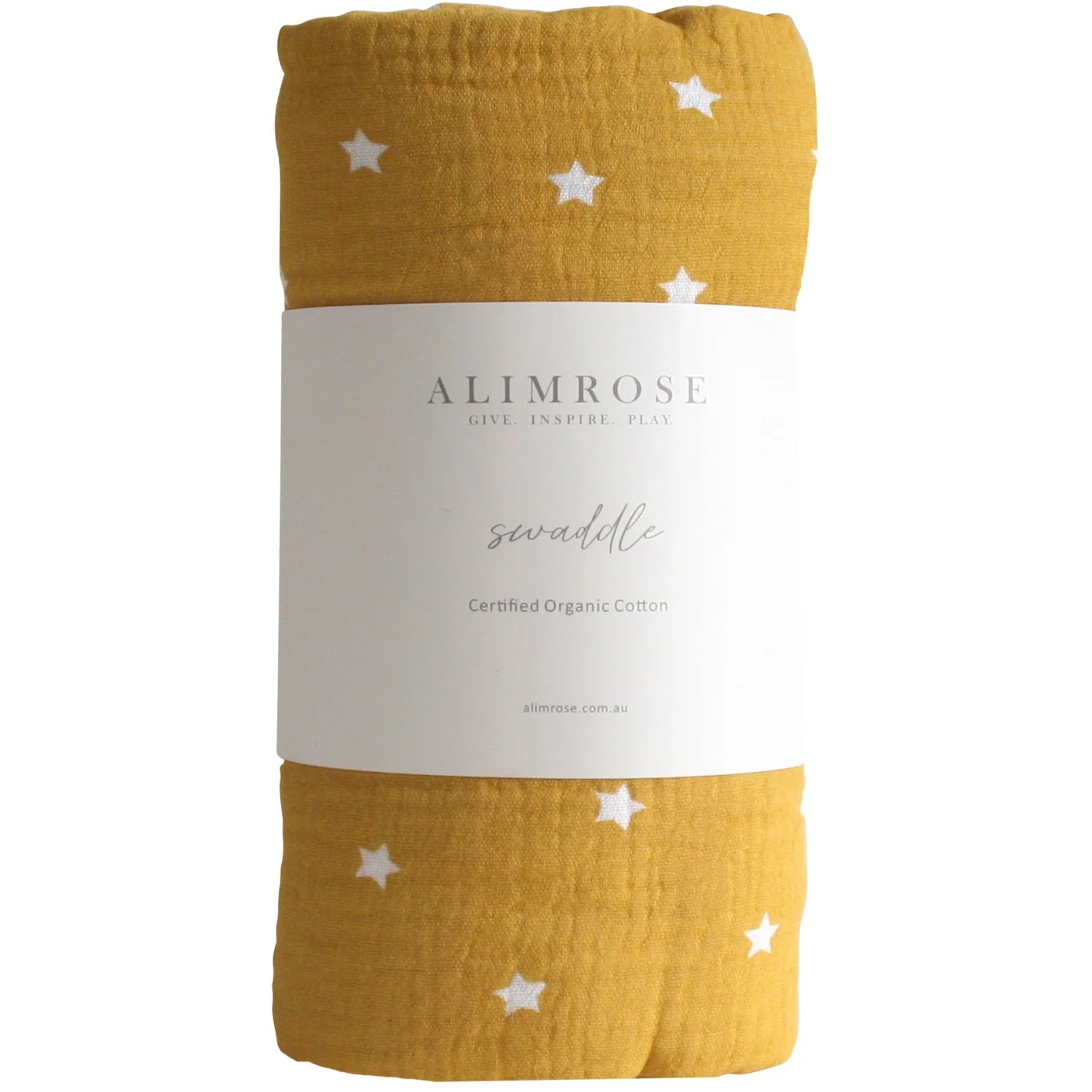 Muslin Swaddle - Starry Night Butterscotch