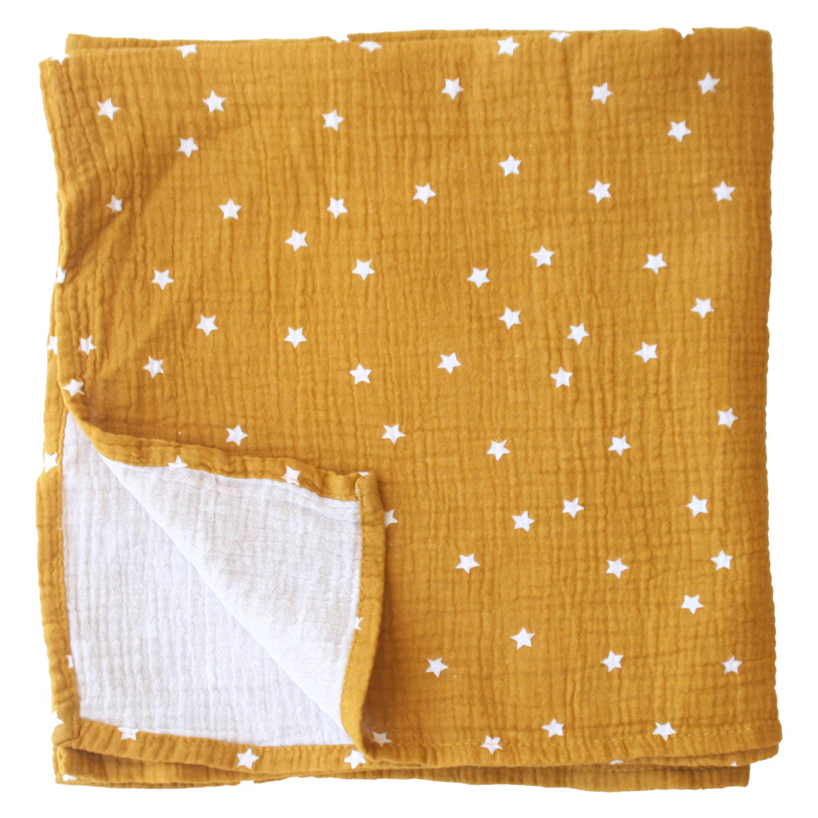 Muslin Swaddle - Starry Night Butterscotch