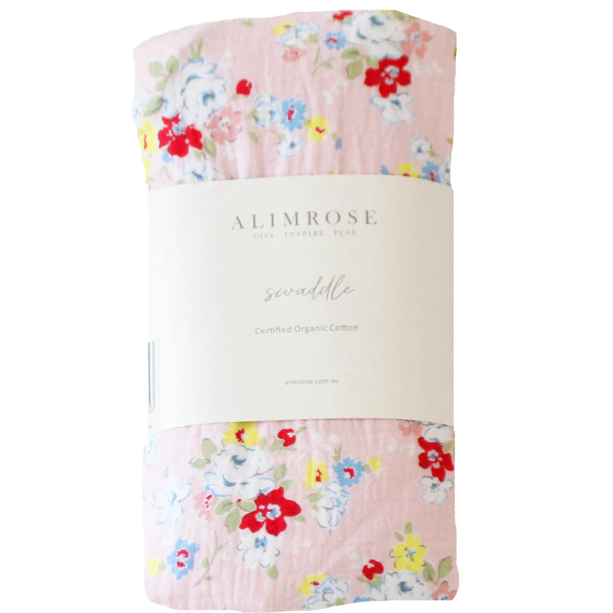 Muslin Swaddle - Vintage Rose