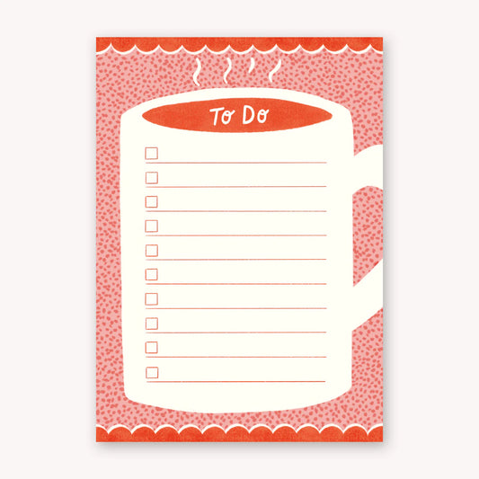 Coffee To Do List A5 Notepad