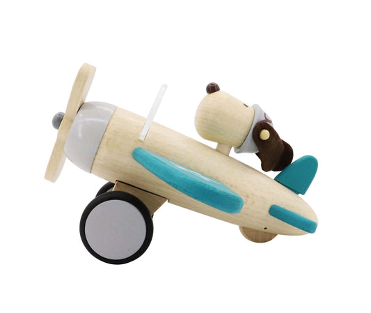 Retro MD Plane with Cute Dog