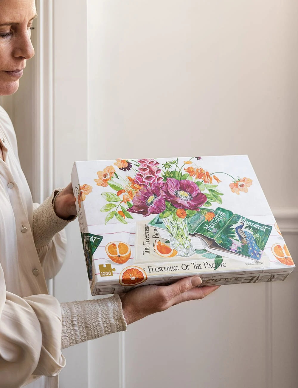1000 Piece Puzzle | Poppies and Foxglove