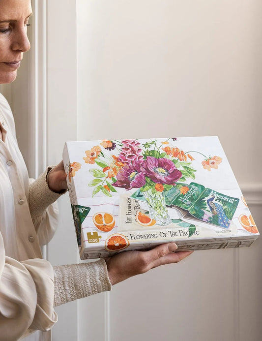 1000 Piece Puzzle | Poppies and Foxglove