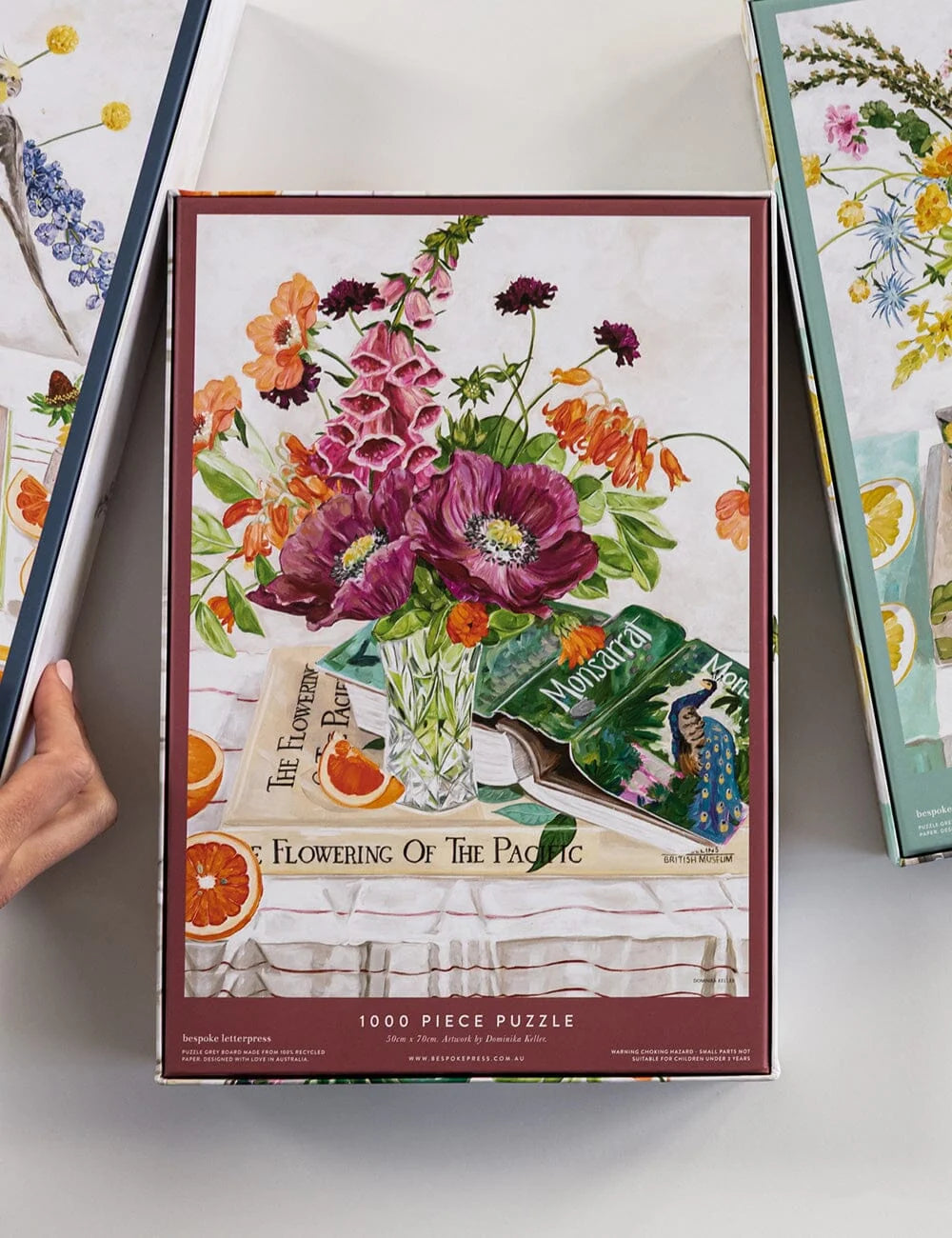 1000 Piece Puzzle | Poppies and Foxglove