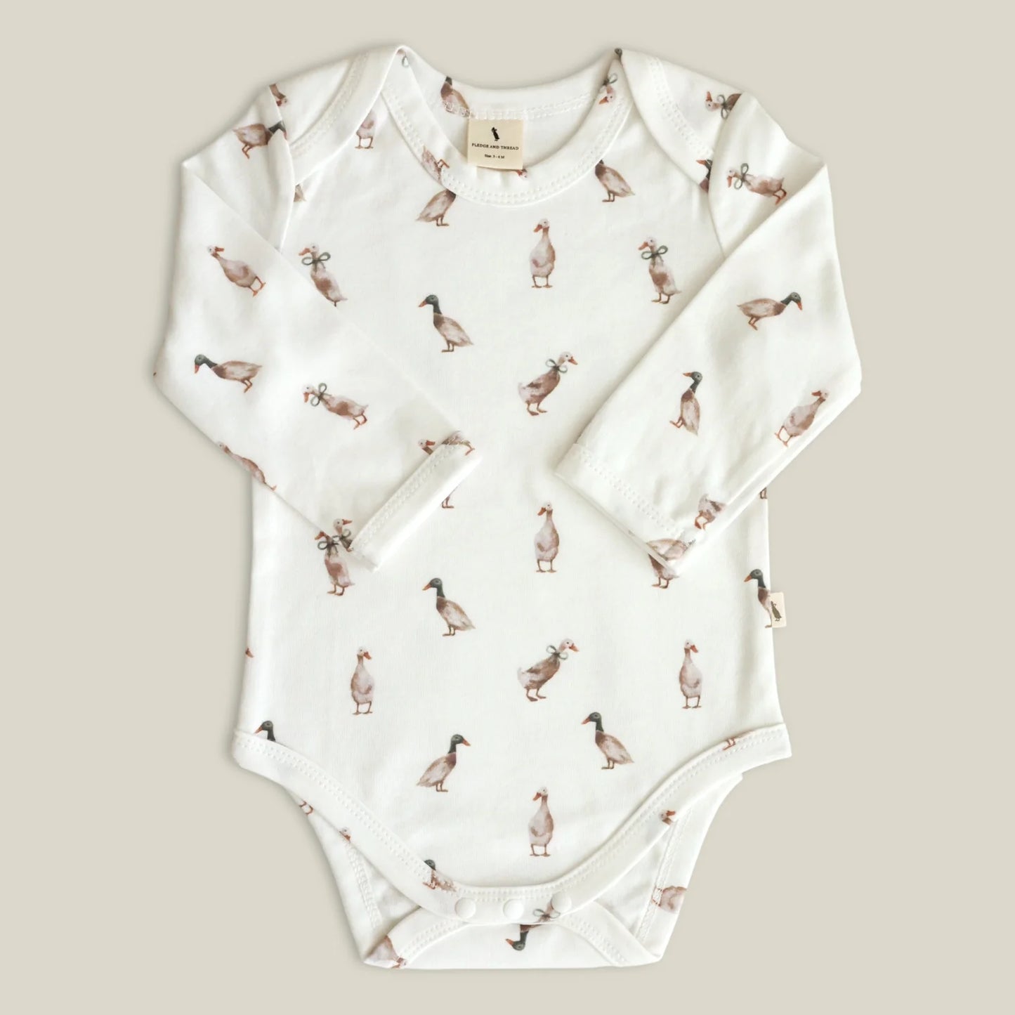 Long sleeve bodysuit - Duck