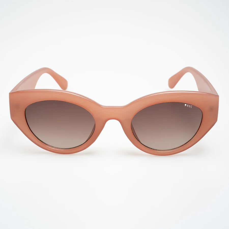 ROC // Hibiscus Sunglasses (Coral Gradient Brown)