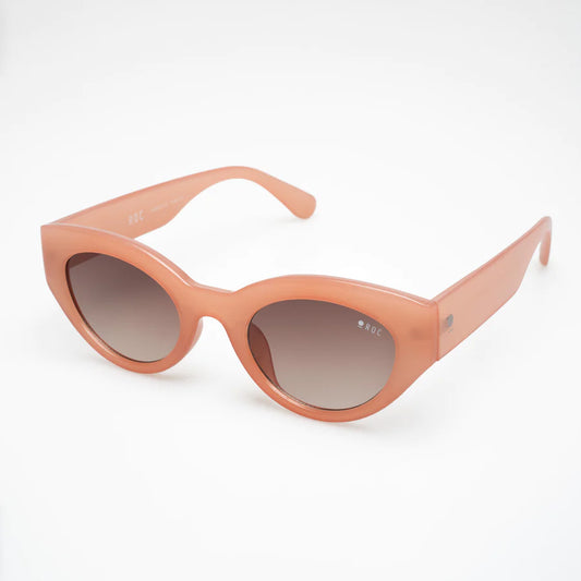 ROC // Hibiscus Sunglasses (Coral Gradient Brown)