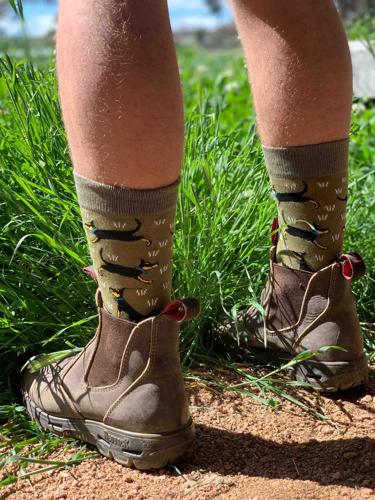 Red Tractor Socks - Size Small (All Designs)