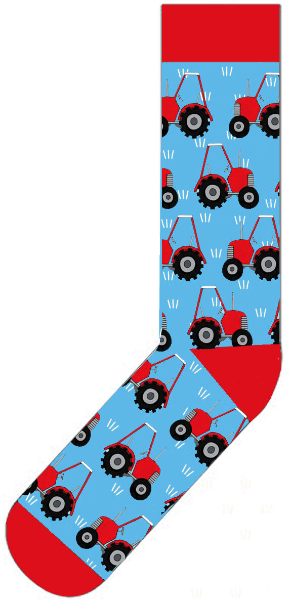 Red Tractor Socks - Size Small (All Designs)