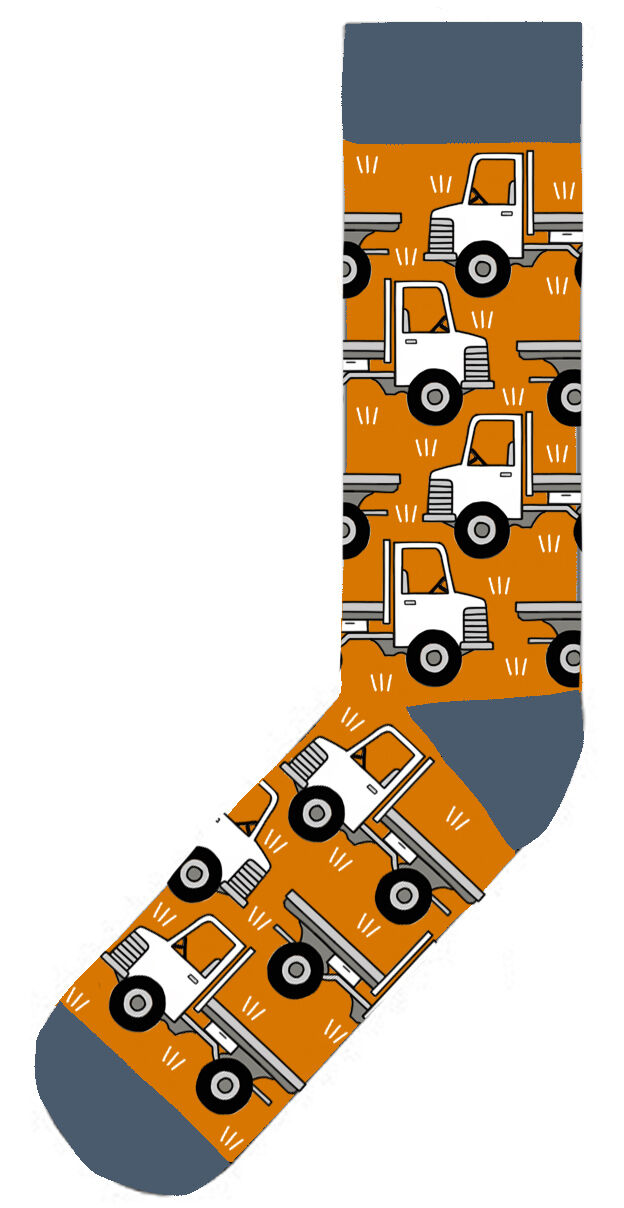 Red Tractor Socks - Size Small (All Designs)