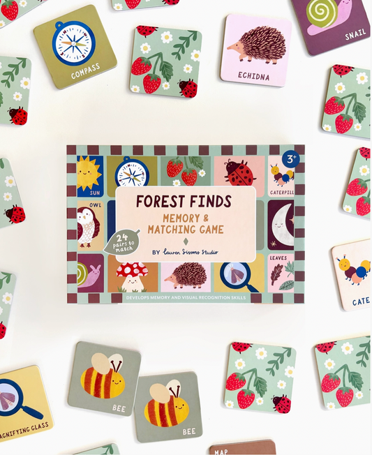 Forest Finds Memory & Matching Game - Kids Educational Gift