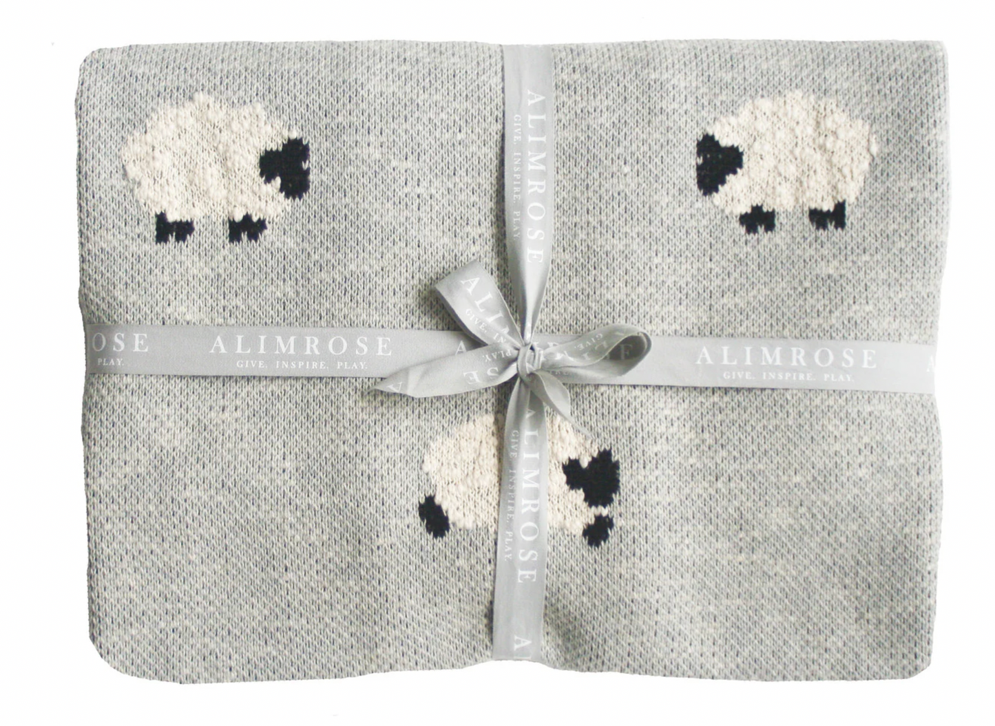 Baa Baa Baby Blanket - Grey