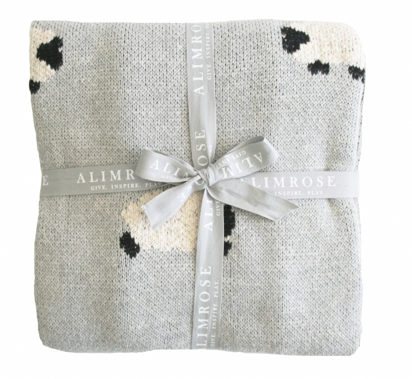 Baa Baa Baby Blanket - Grey