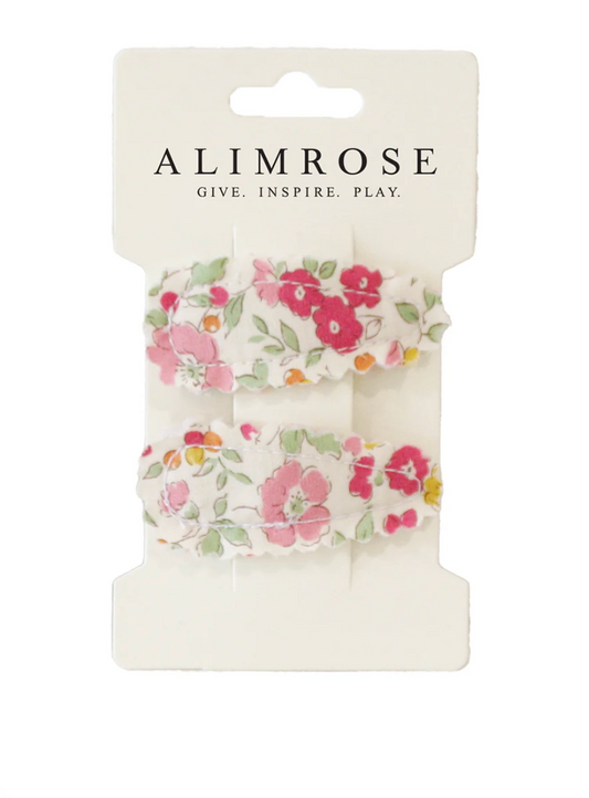 Liberty Hair Clip Set - Rose Garden