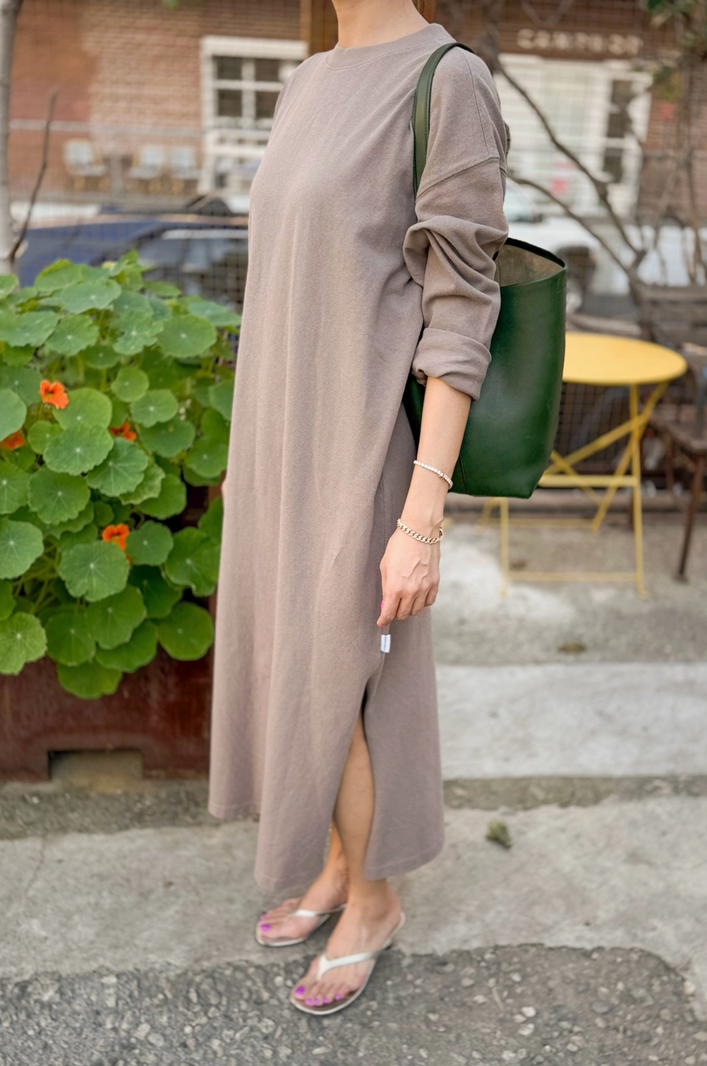 Le Bon Shoppe Sunday Dress - Mushroom
