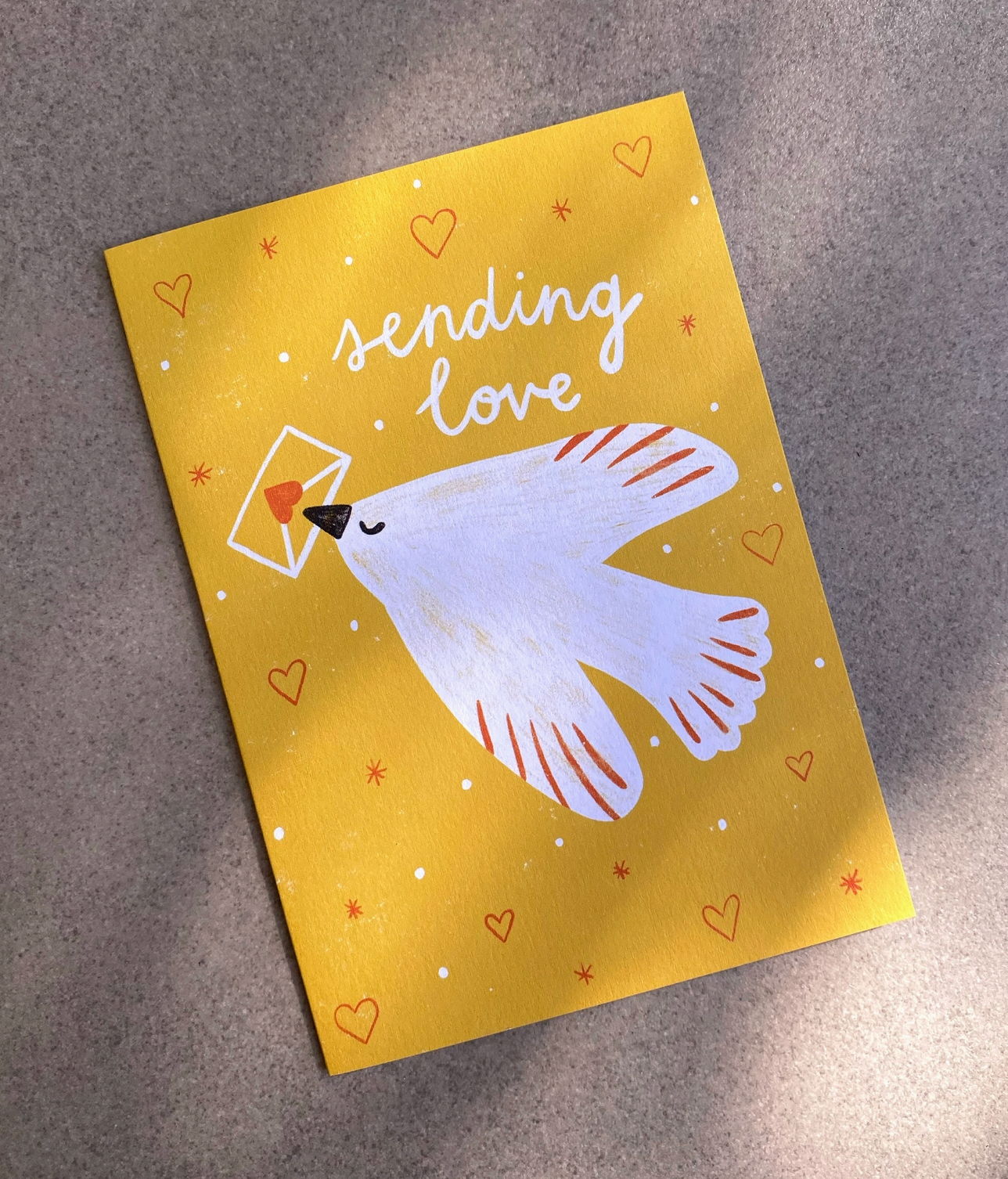 Card - Sending Love/Sympathy Greeting Card