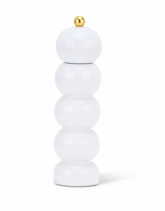 Orb Salt or Pepper Grinder - White