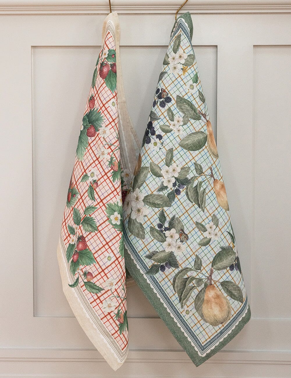 100% Linen Tea Towel - Pears