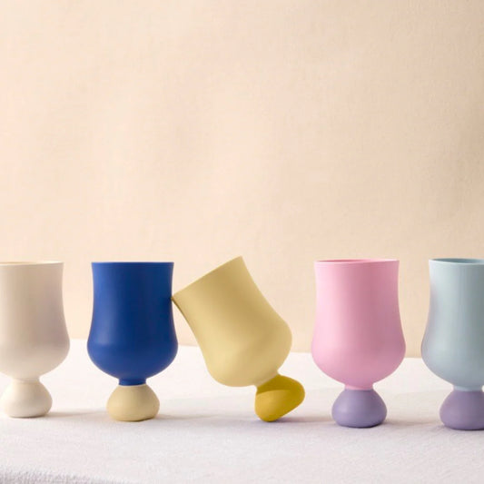 Unbreakable Silicone Bubble Goblet Set - (All Colours)