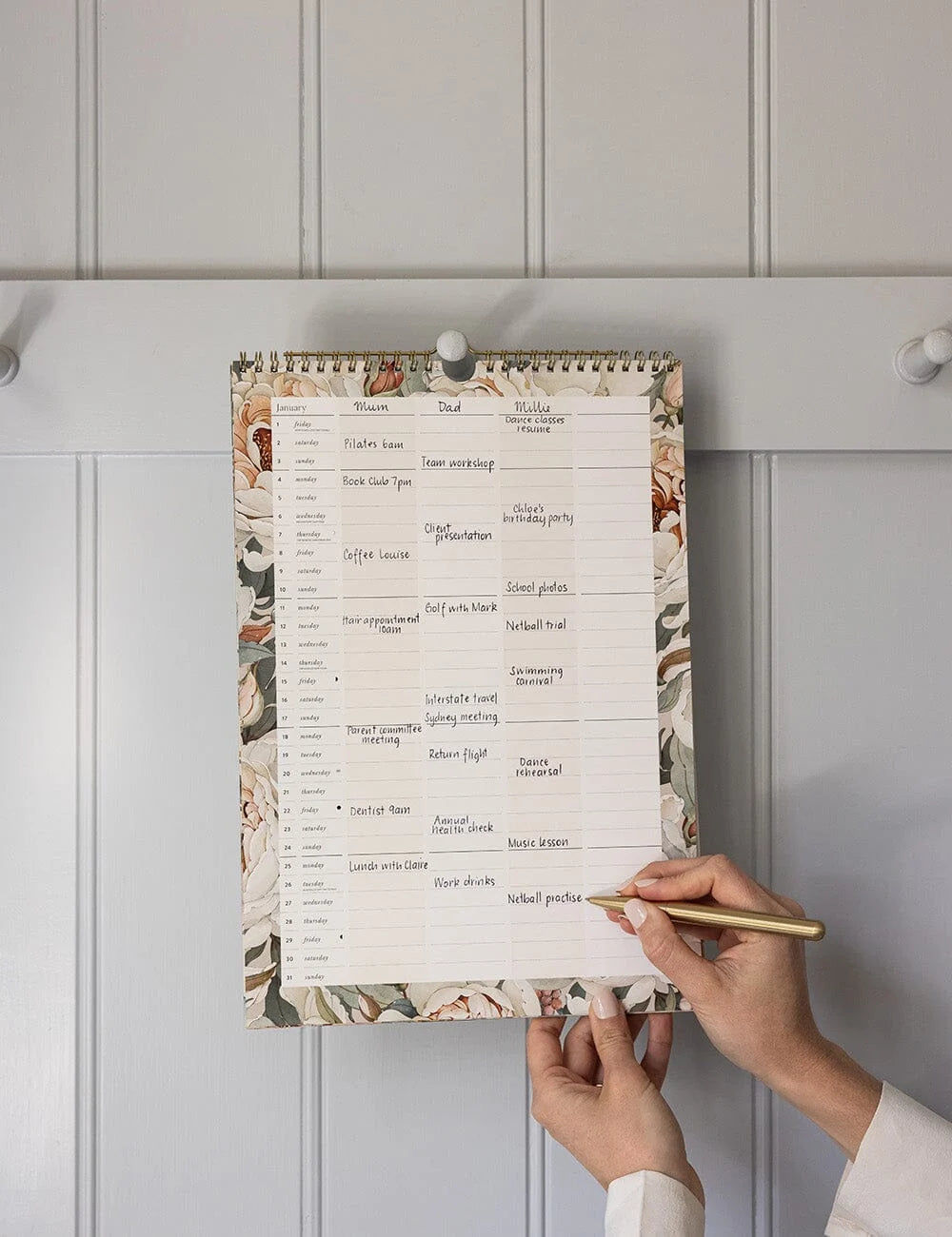 2027 Vertical Wall Planning Calendar