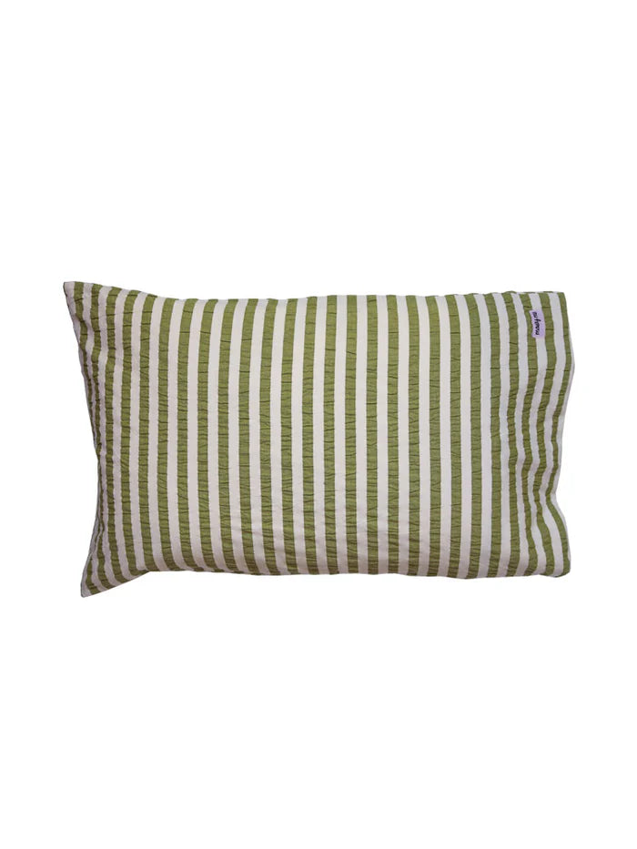 MOSEY ME | Seersucker Stripe Standard Pillowcase Set