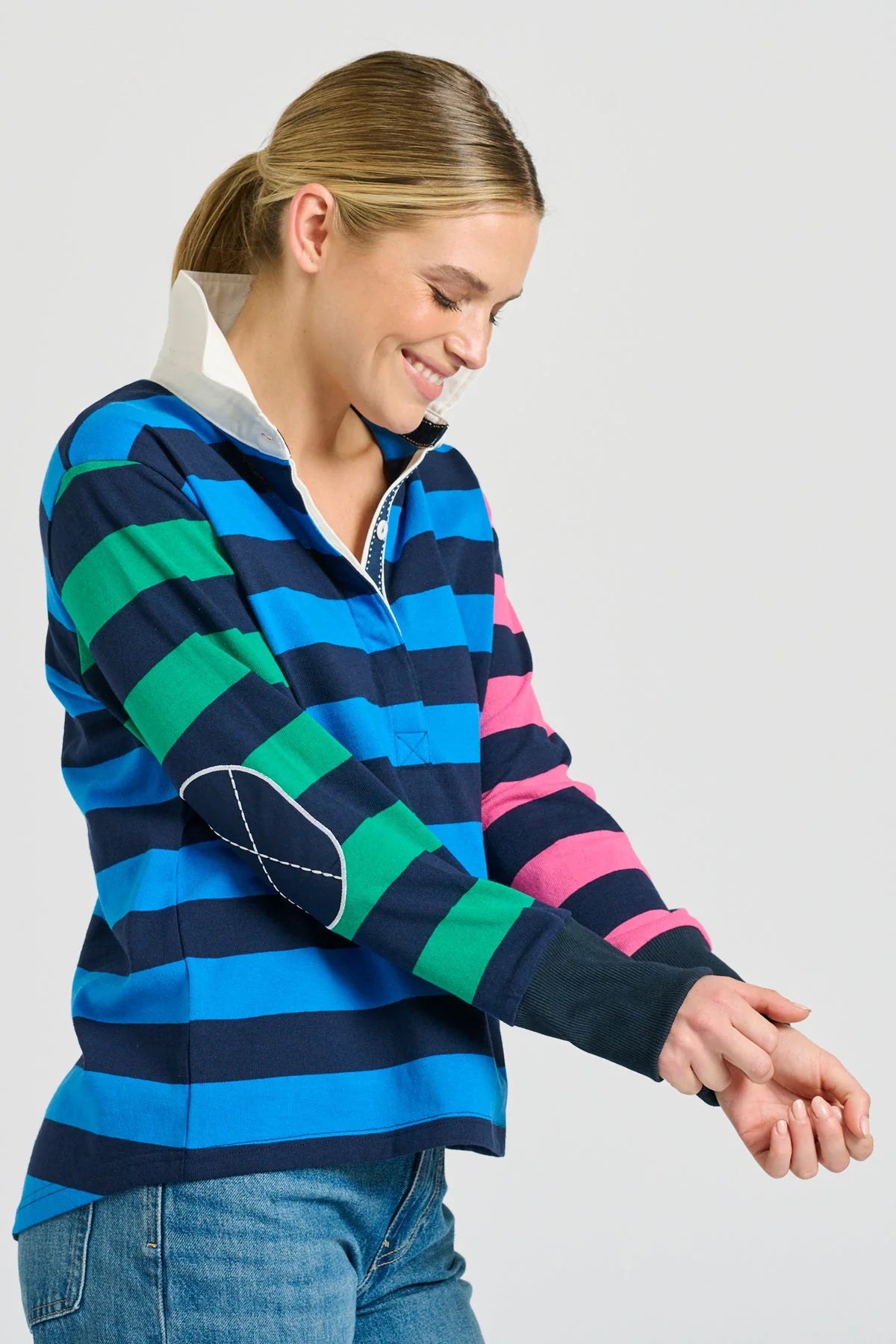 Rugby Sweatshirt - Navy combo