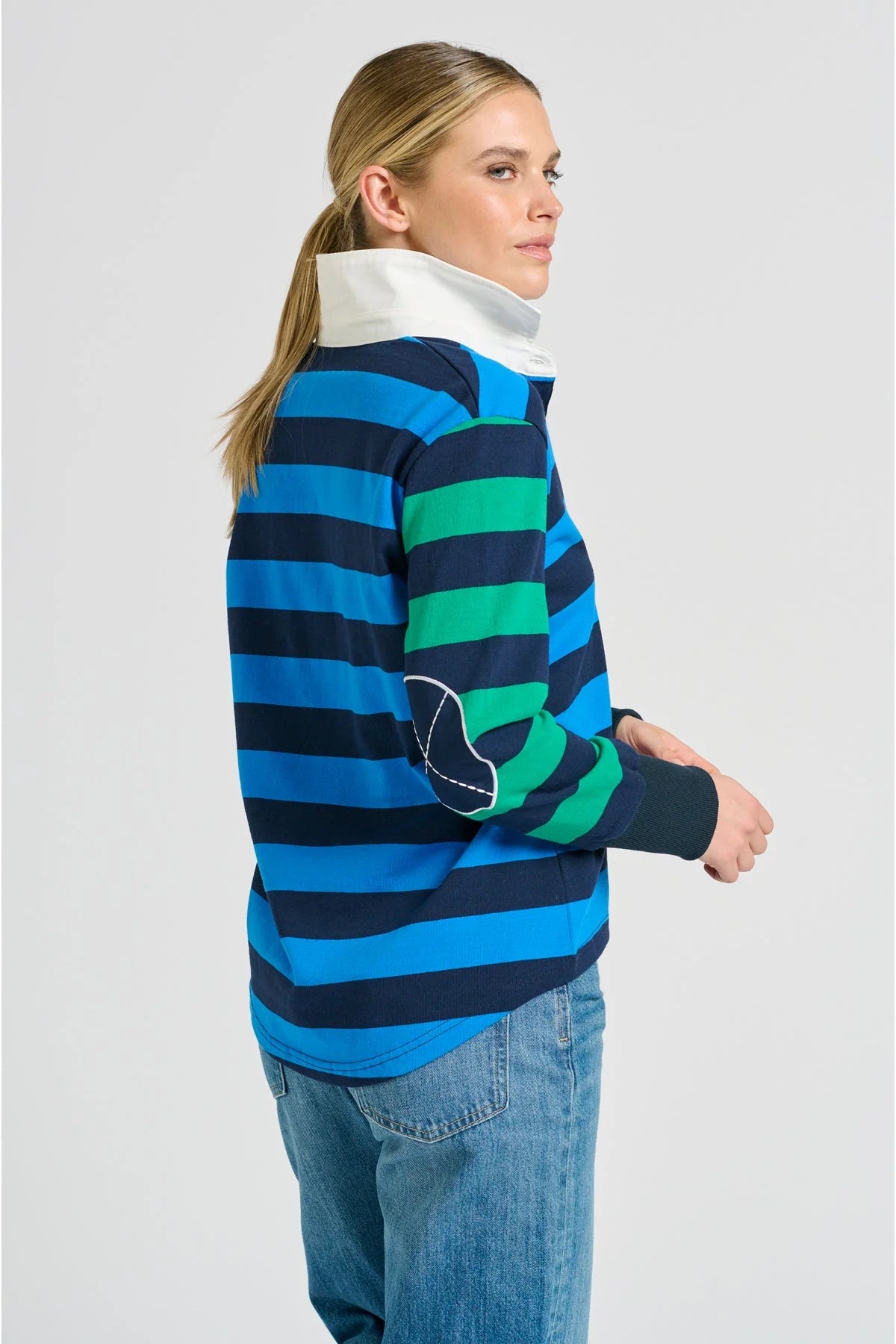 Rugby Sweatshirt - Navy combo