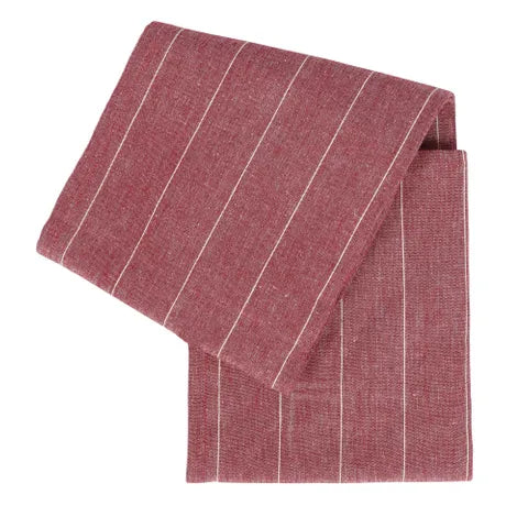 Raine & Humble // Wild Stripe Tablecloth - Mulberry