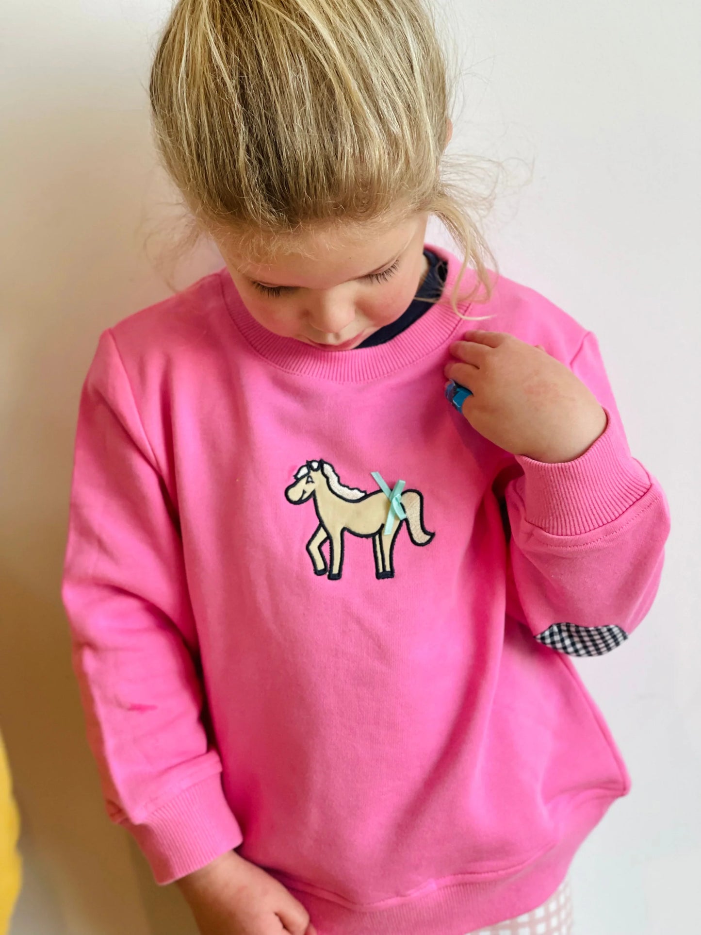 Kids Jumper - Pink Horse