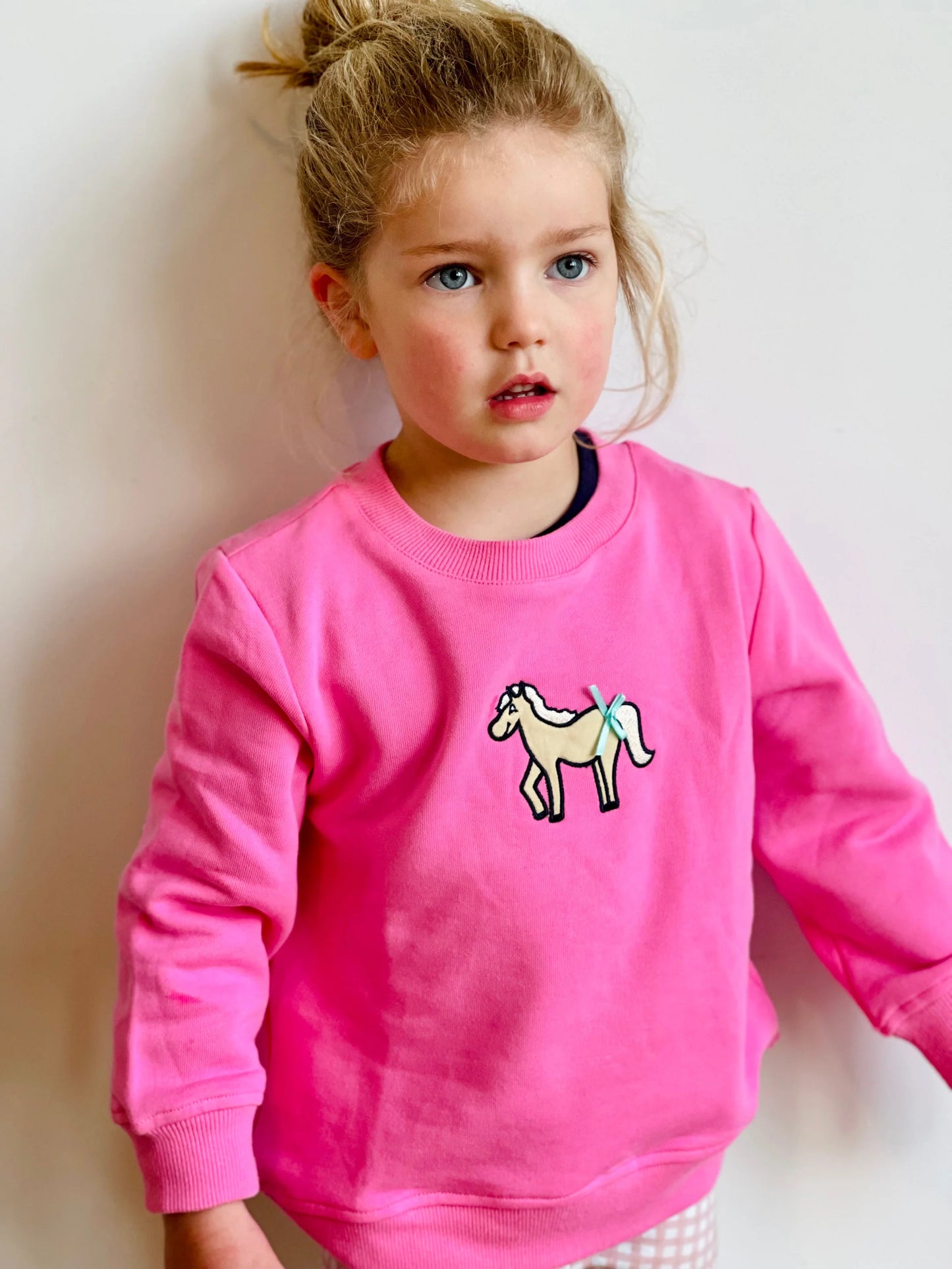 Kids Jumper - Pink Horse