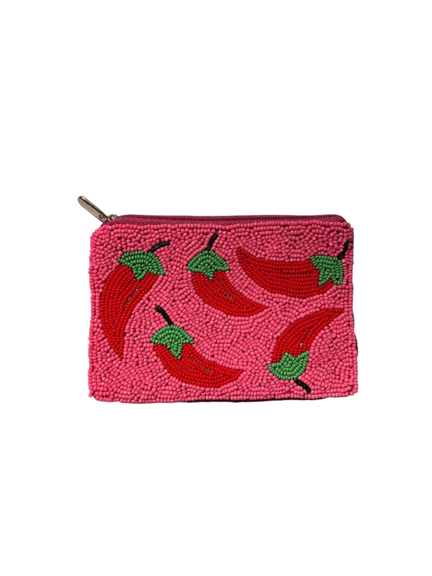 Spicy Chilli Beaded Coin Purse