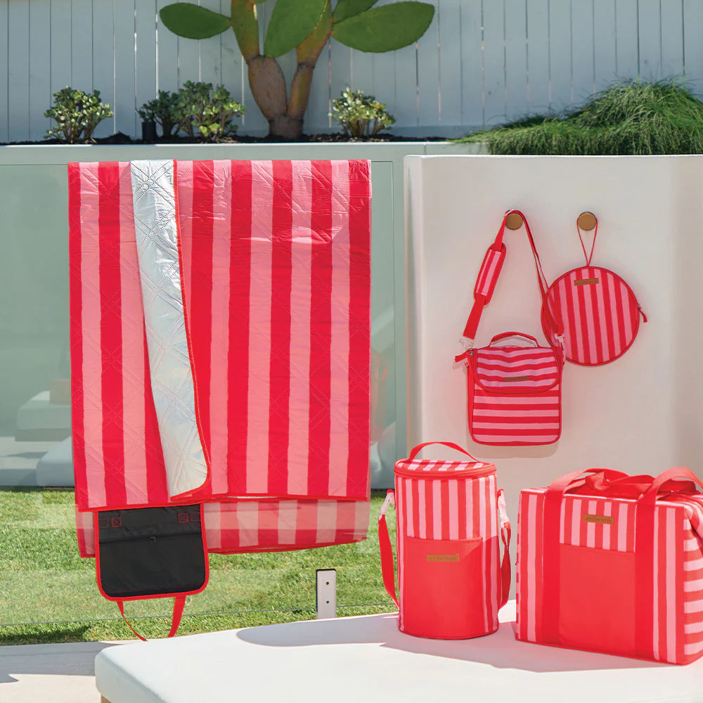 Picnic Mat - Red Stripe