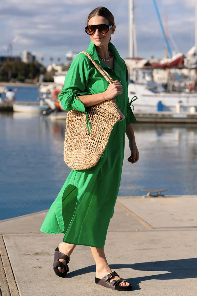 The Millie Dress - Bright Green