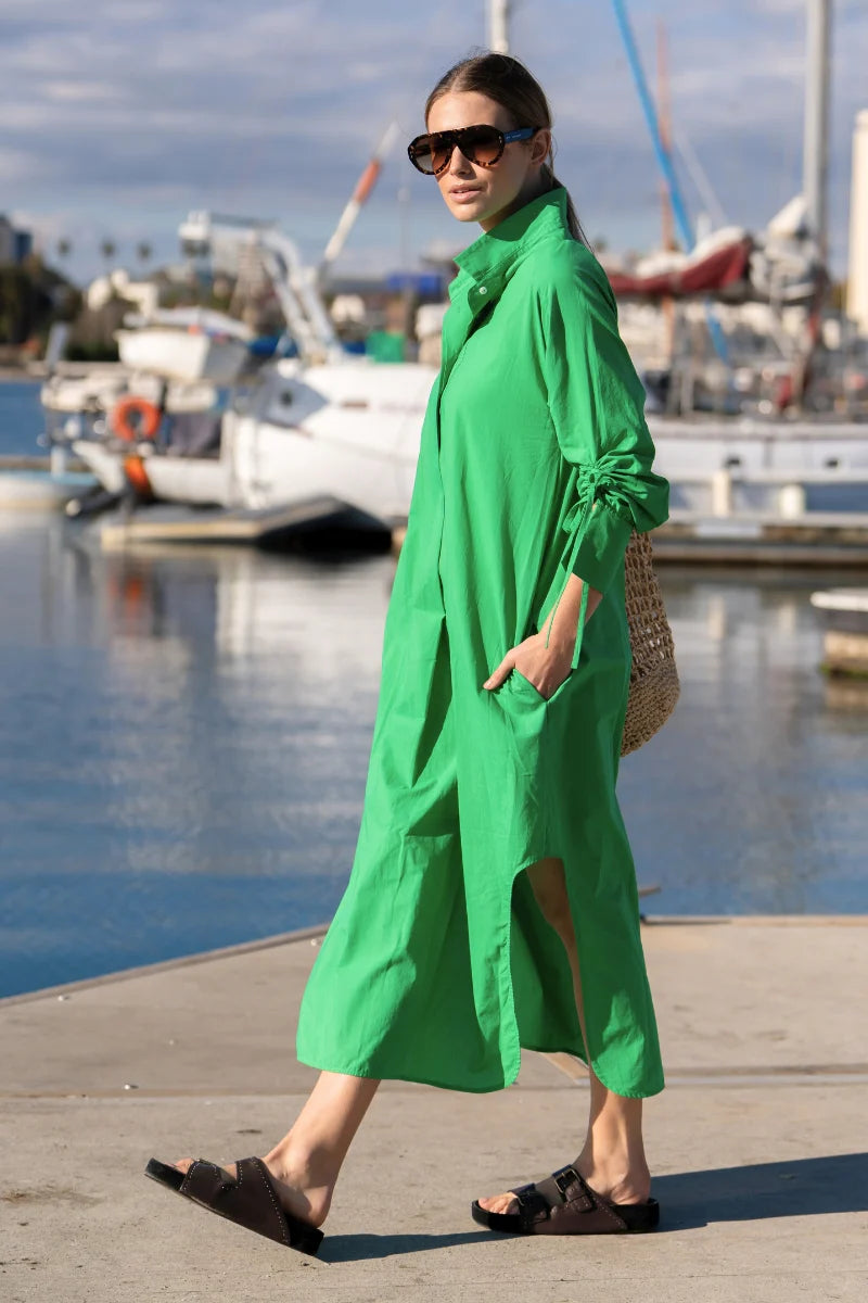 The Millie Dress - Bright Green