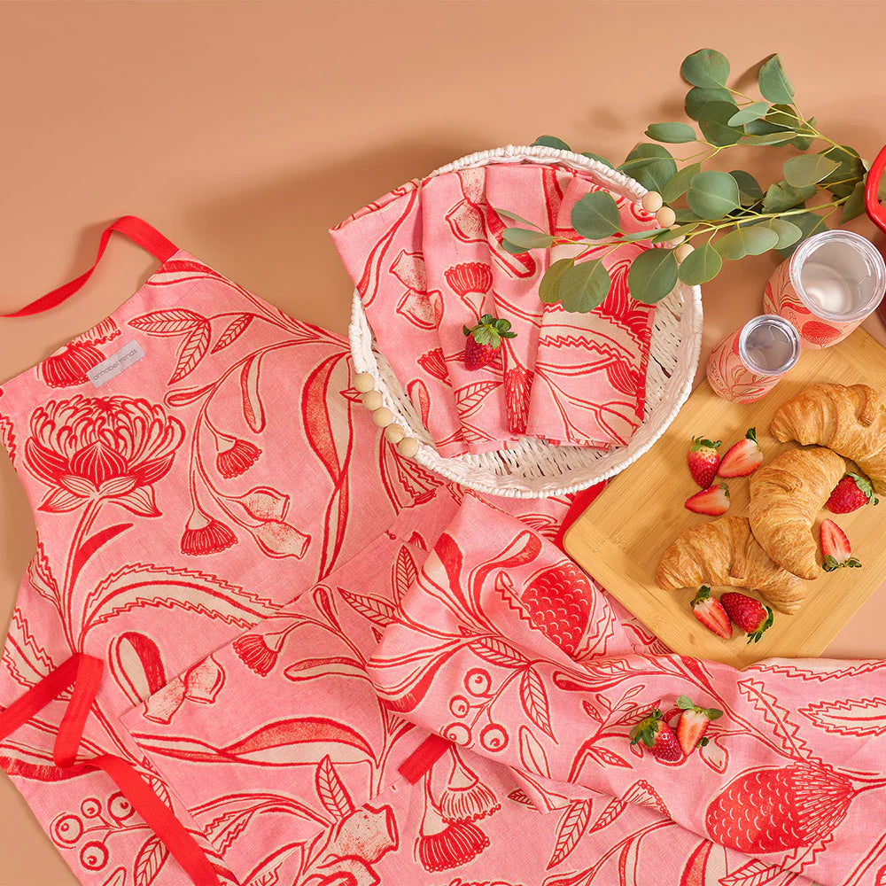 Double Oven Mitt - Linen - Trailing Natives